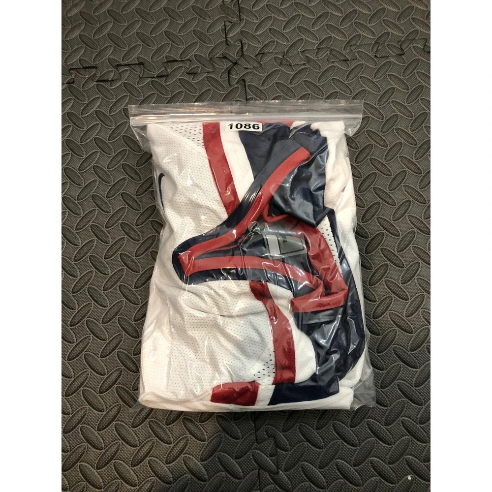Nike Team USA Authentic White Red Blue 2002 Olympic Hockey Jersey Size XL